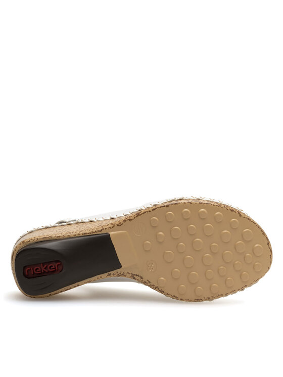 Rieker Sandale Rieker 66189-80 Alb