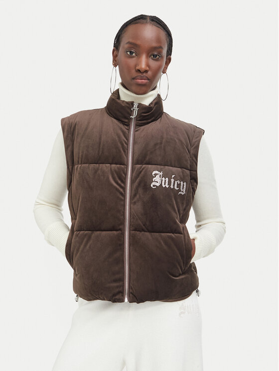 Juicy Couture Juicy Couture Cazadora de invierno JCOGL226552 Marrón oscuro Regular Fit