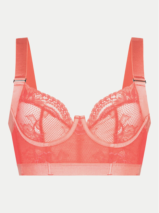 Hunkemöller Hunkemöller Nedrček s kostjo Hana 204675 Roza