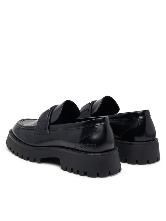 Guess лоуфъри с дебела подметка Guess FMFGOR LEA14 Черен