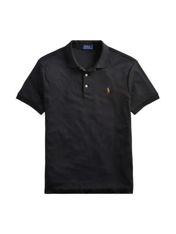 Polo Ralph Lauren Polo Ralph Lauren Поло Ssl-Knt 710685514002 Чорний Slim Fit
