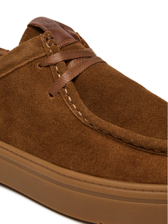 Tommy Hilfiger Обувки Tommy Hilfiger Modern Light Suede Moc Toe Shoe FM0FM05501 Кафяв