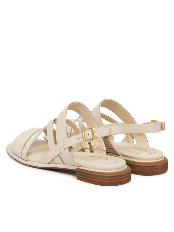 Clarks Босоніжки Clarks Ariany Strap 26186578 Écru
