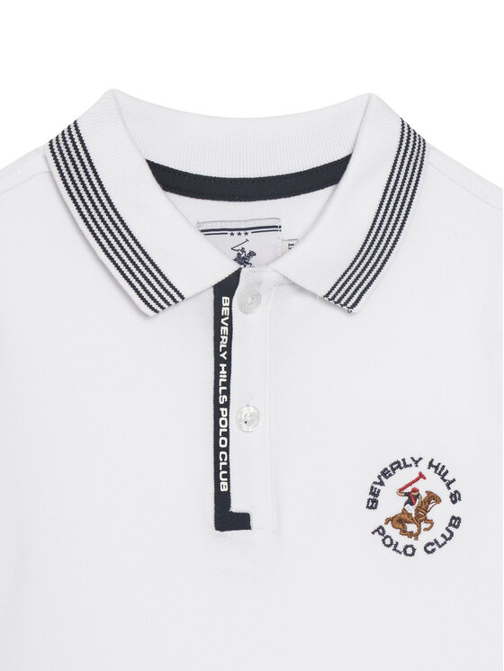 Beverly Hills Polo Club Beverly Hills Polo Club Поло P-SS26B-P424108 Білий Regular Fit
