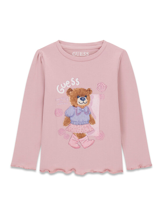 Guess Guess Блузка K6YI11 K3676 Рожевий Regular Fit