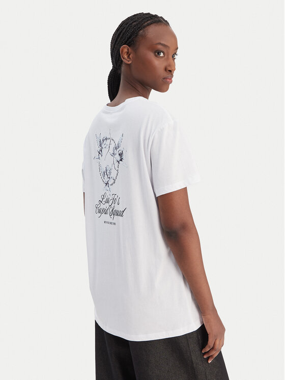 Liu Jo Liu Jo Camiseta WA6163 JS904 Blanco Relaxed Fit