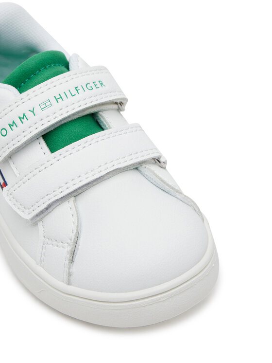 Tommy Hilfiger Tenisice Tommy Hilfiger Low Cut Velcro Sneaker T1X9-33836-1355 M Bijela