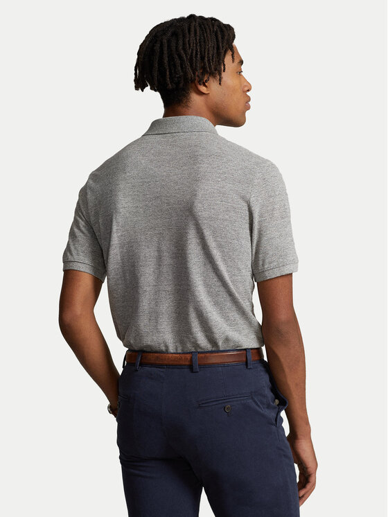 Polo Ralph Lauren Polo Ralph Lauren Поло 710666998006 Сірий Custom Slim Fit