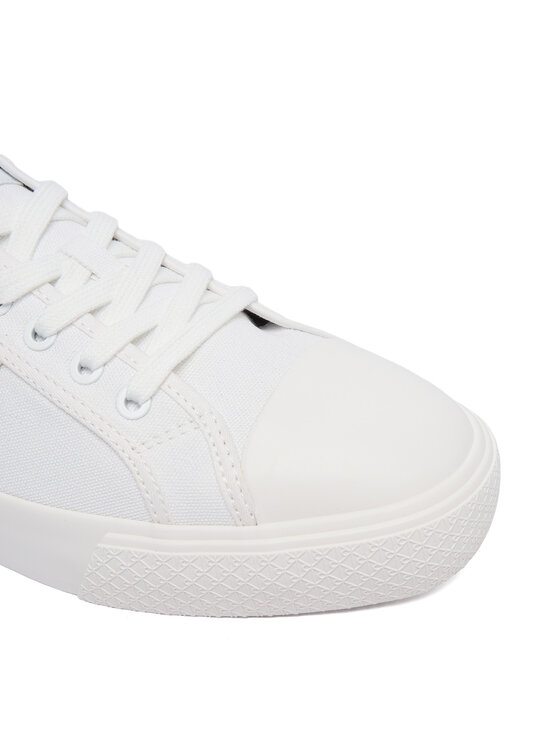 Calvin Klein Sneakers Calvin Klein Vulc Laceup Cv HM0HM02121 Λευκό