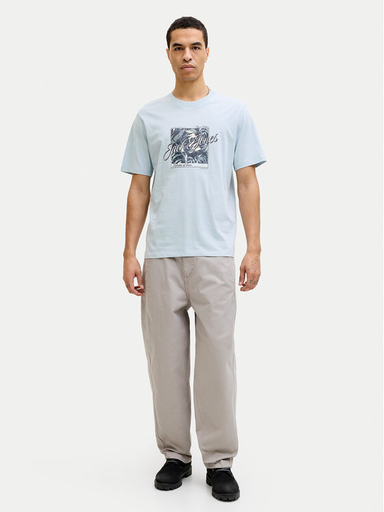 Jack & Jones Jack & Jones Camiseta Honolulu 12288088 Celeste Regular Fit
