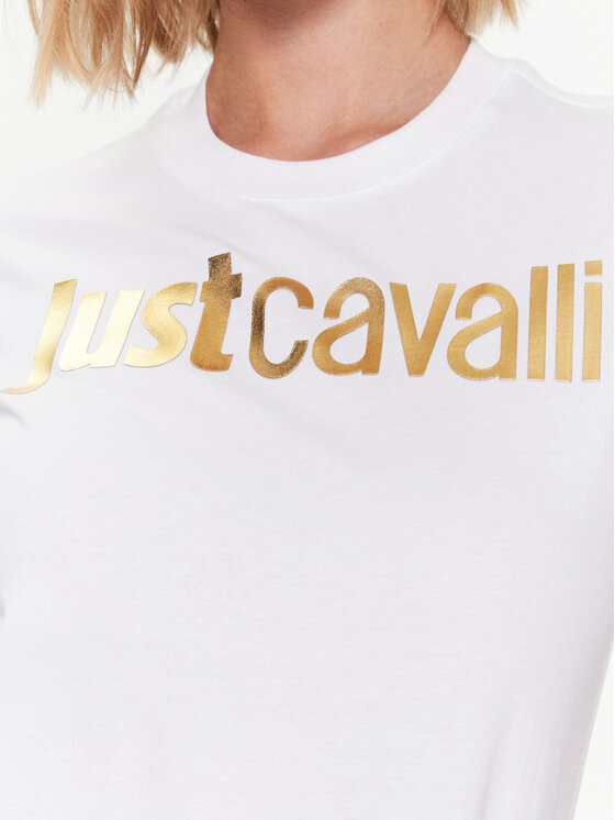 Just Cavalli Just Cavalli Футболка 74PBHF00 Білий Regular Fit