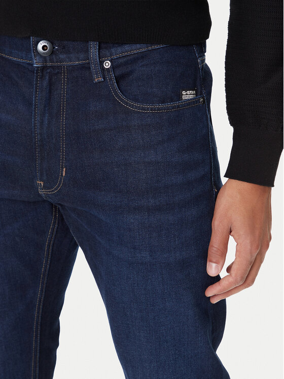 G-STAR G-Star Raw Džinsai Mosa D23692-C052 Tamsiai mėlyna Straight Fit