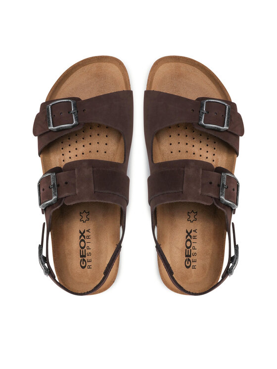 Geox Basutės Geox U Sandal Ghita A U159VA 00032 C6024 Ruda