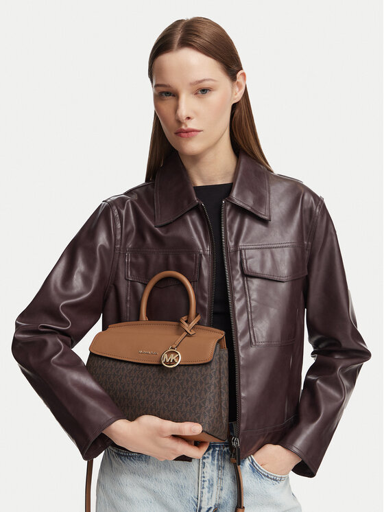 MICHAEL Michael Kors Táska MICHAEL Michael Kors Landry 30T6GX7S1B Barna