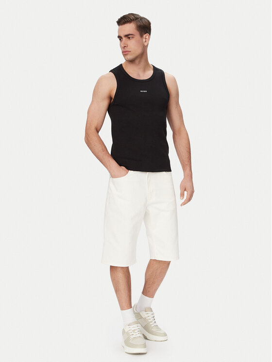 HUGO HUGO Camiseta sin mangas Dapota 50563744 Negro Slim Fit