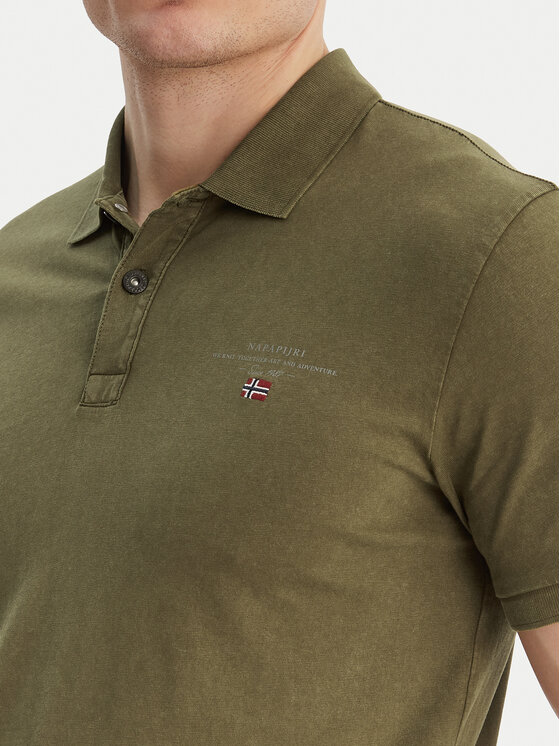 Napapijri Napapijri Polo Elbas NP0A4GB4 Verde Regular Fit