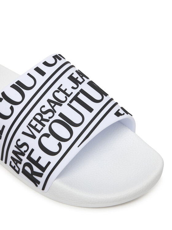 Versace Jeans Couture Шльопанці Versace Jeans Couture 80YA3SQ1 Білий