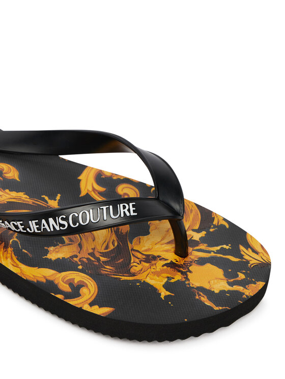 Versace Jeans Couture В'єтнамки Versace Jeans Couture 80YA3SQ7 ZSS80 Чорний
