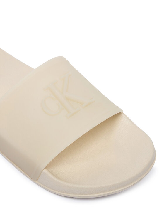 Calvin Klein Natikače Calvin Klein Ess Slide Tpu HW0HW02959 Krem