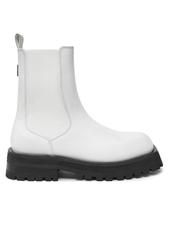 DKNY Členková obuv s elastickým prvkom DKNY Rianne Chelsea K3471540 Biela