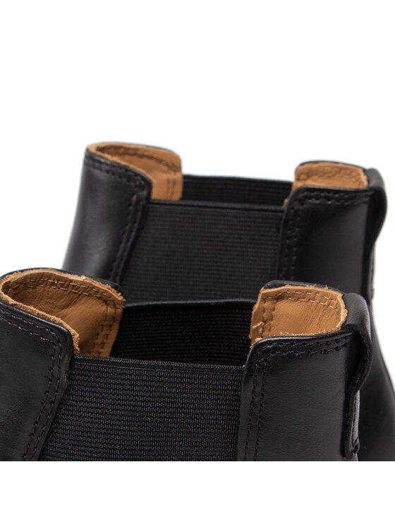 Geox Kotníková obuv s elastickým prvkem Geox D Spherica Ec1 C D16QRC 00043 C9999 Černá