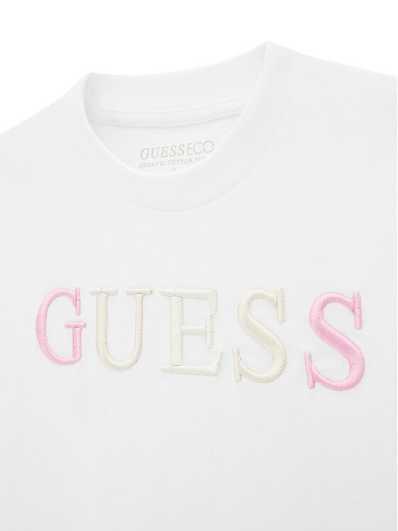 Guess Guess Camiseta J6RI11 KCNQ4 Blanco Oversize