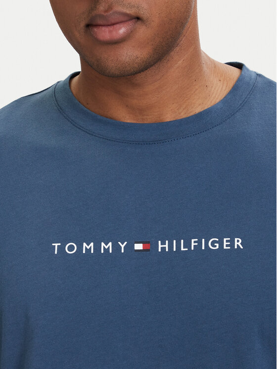 Tommy Hilfiger Tommy Hilfiger Camiseta UM0UM03643 Azul Regular Fit