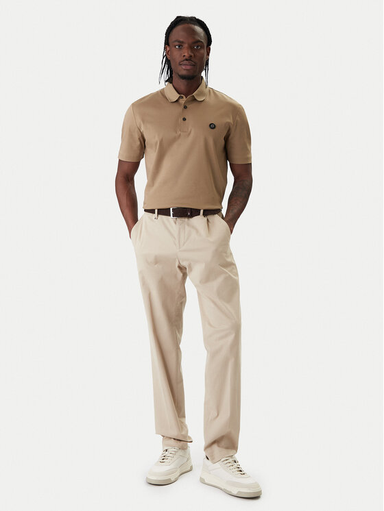 BOSS BOSS Polo marškinėliai C-Parris 01 50555829 Smėlio Regular Fit