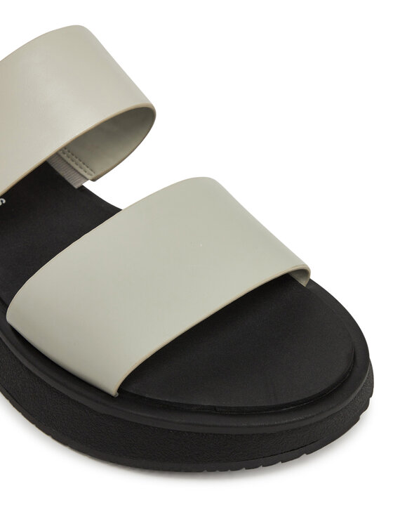 Calvin Klein Jeans Nazouváky Calvin Klein Jeans Sandal Slide Double Strap YW0YW01694 Bílá