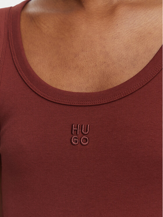 HUGO HUGO Top Datamia 50514489 Negro Slim Fit