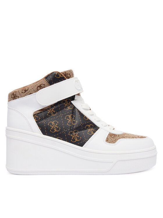 Guess Sneakersy Guess FLFRUK FAL12 Béžová