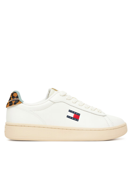 Tommy Jeans Snīkeri Tommy Jeans Archive '98 Leopard EN0EN02909 Balts