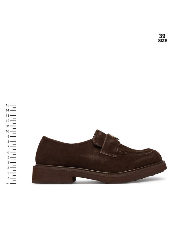Patrizia Pepe Loafersy Patrizia Pepe PJ445.24 Brązowy ciemny