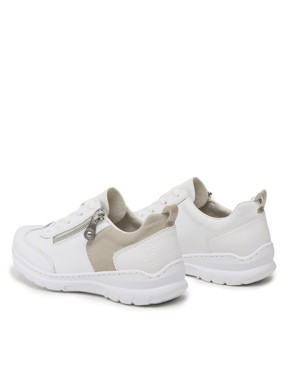 Sneakersy Rieker L3221-80 Biały | Eobuwie.com.pl