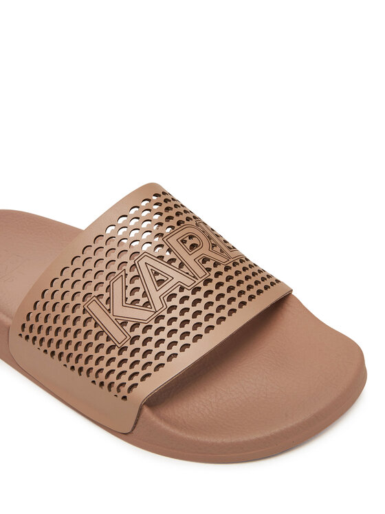 KARL LAGERFELD Шльопанці KARL LAGERFELD Kondo 2.0 KL80915 Бежевий