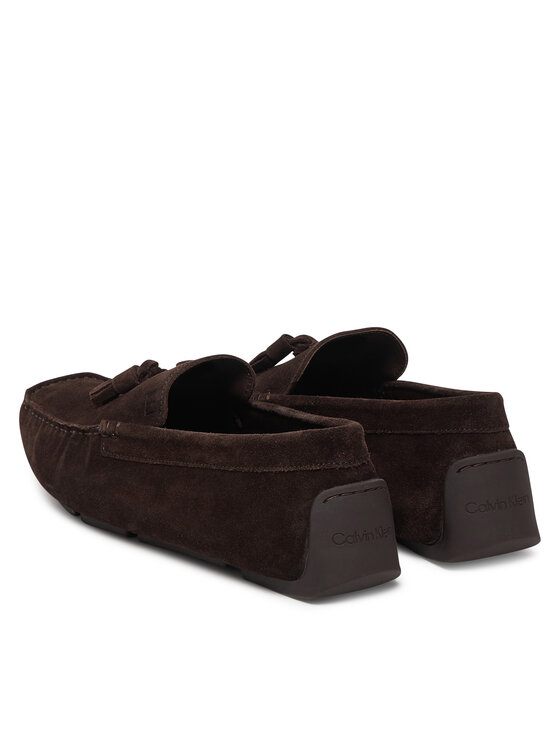 Calvin Klein Mokasini Calvin Klein Driver Tassels Su HM0HM02028 Rjava