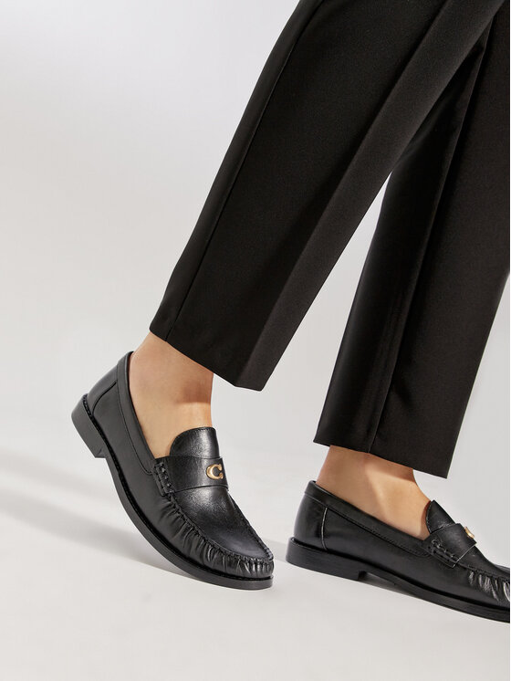 Coach Mokasíny Coach Jolene Lthr Loafer CK017 Čierna