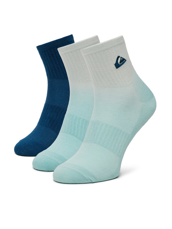 Quiksilver Довгі шкарпетки Quiksilver AS_QUIKSILVER_102Z_SS25 (3-PACK) Зелений