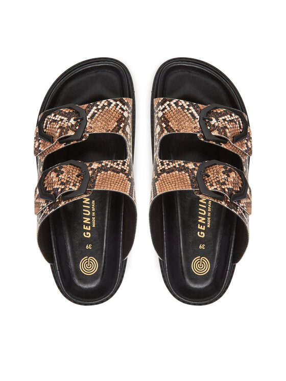 Genuins Šľapky Genuins Galia Vegan G106282 Hnedá