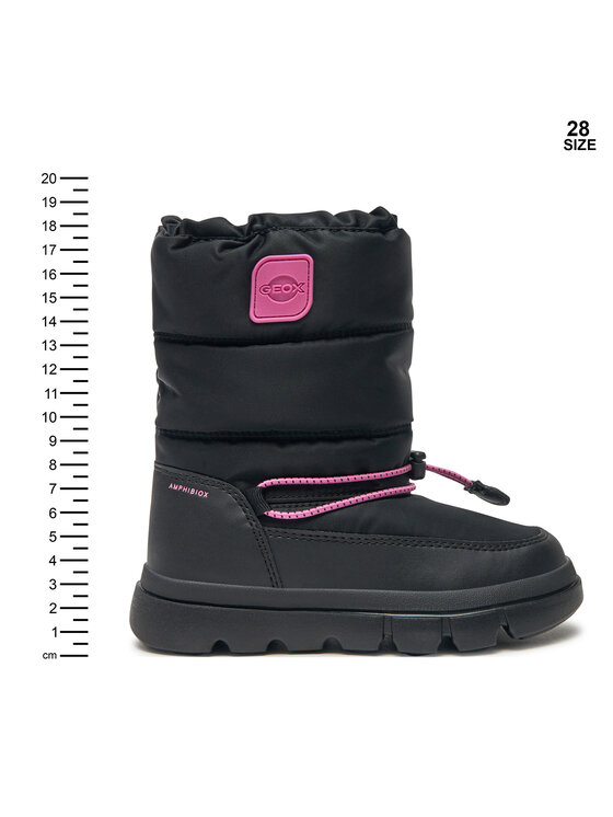 Geox Stivali da neve Geox Willaboom J46HWB 0FU54 C0922 S Nero