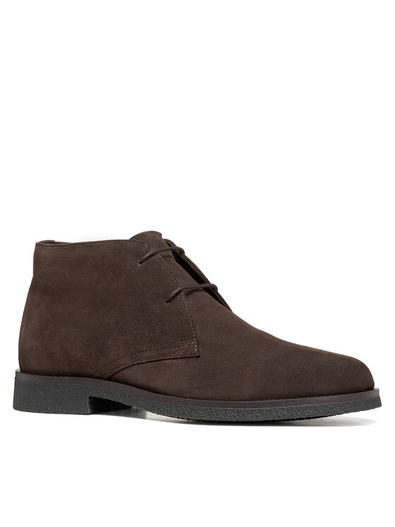 Geox Gležnjače Geox U Claudio U6658D 00022 C6326 Tamno smeđa