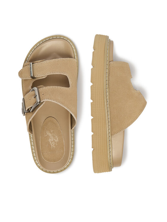 U.S. Polo Assn. Шльопанці U.S. Polo Assn. EO-TANIA001W/6S1 Бежевий