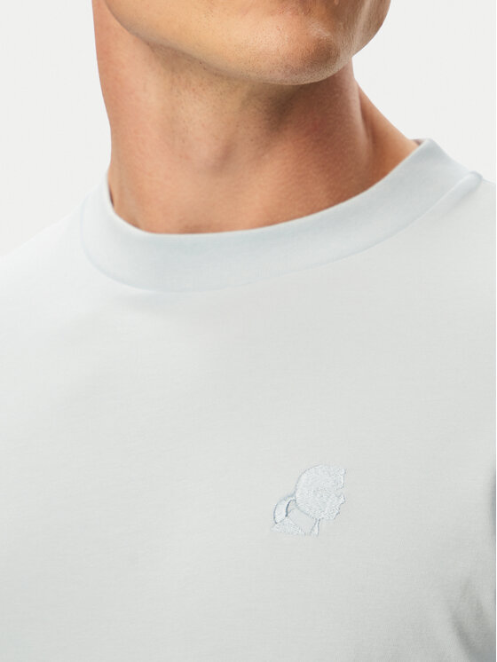 KARL LAGERFELD KARL LAGERFELD Camiseta 755750 563221 Azul claro Regular Fit