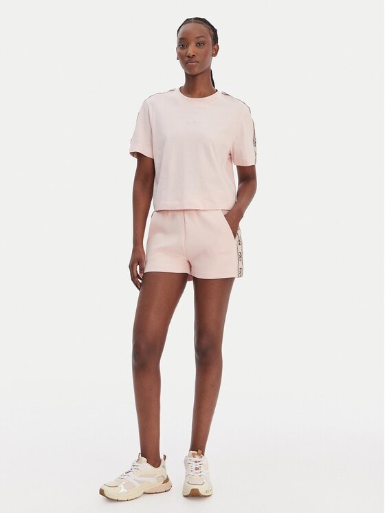 Guess Guess Camiseta V3RI08 I3Z14 Rosa Relaxed Fit