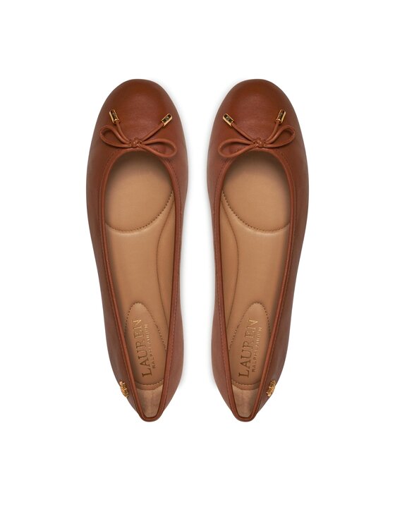 LAUREN RALPH LAUREN Baleríny Lauren Ralph Lauren 802940603002 Hnedá