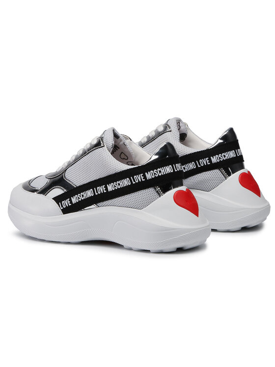 LOVE MOSCHINO Снікерcи LOVE MOSCHINO JA15176G1BIN401A Білий