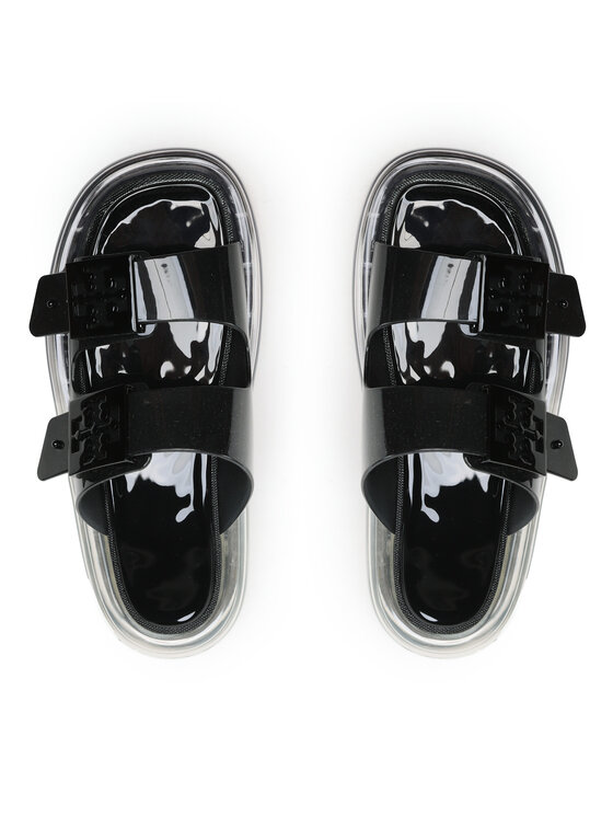 Tory Burch Шльопанці Tory Burch Buckle Bubble Jelly 149718 Чорний