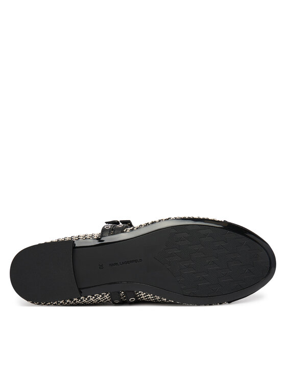 KARL LAGERFELD Балетки KARL LAGERFELD Karo KL40128 Чорний