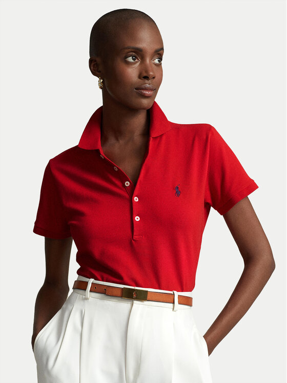 Polo Ralph Lauren Polo Ralph Lauren Поло 211870245004 Червоний Slim Fit