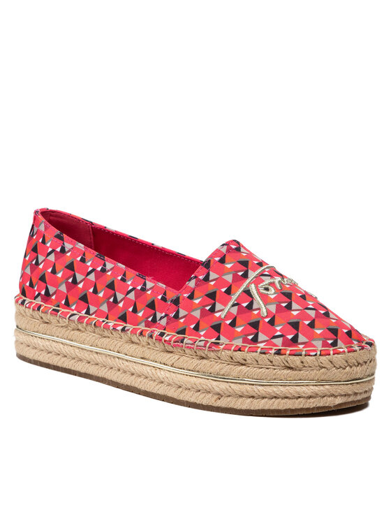 Tommy Hilfiger Espadrilės Tommy Hilfiger Th Geo Print Espadrille FW0FW06354 Rožinė